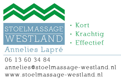 Annelies Lapre van Stoelmassage Westland